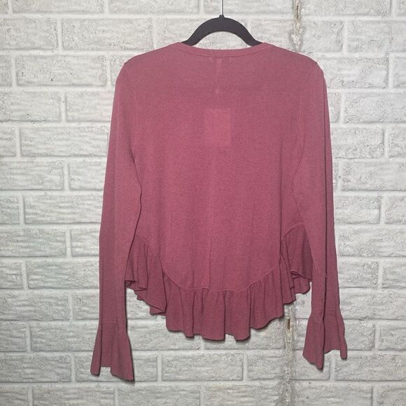 NWT MSRP $258 Joie Iona Wool-Silk Ruffled Sweater Women's Size Large - Picture 8 of 10